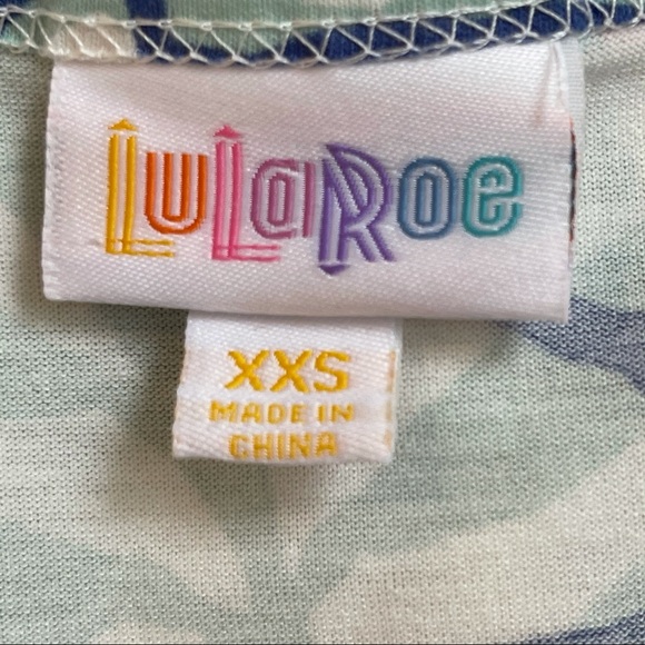 XXS LuLaRoe Jessie Dress Summer Short Sleeves NWT - Picture 10 of 12